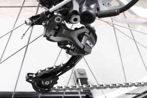 Auch hier kommt bewährte Qualität zum Einsatz: Das Shimano SLX-Schaltwerk