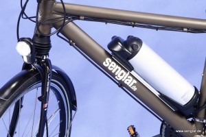 Das Senglar-Pedelec Trekking mit LED-Scheinwerfer und hochwertigen Schutzblechen