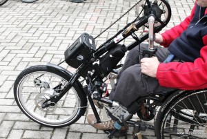 Der Senglar-Umbausatz fürs Handbike: Viel Technik-wenig Platz!