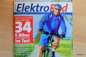 Titelbild der "ElektroRad" 02/2015