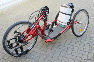 Hier das von Senglar umgebaute Sopur-Handbike